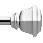 Soft Square 1  Curtain Drapery Rod - Two Sizes