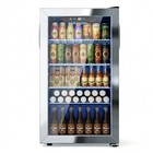 130 Can Mini Fridge Beverage Refrigerator Cooler Soda With Glass Door For Home