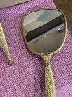 Antique Victorian Princess Vanity Set W  Hand Mirror  Comb And Brush