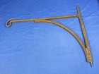 Antique Fireplace Swing Crane W  Curled Tip  21 5  X 18 25    No Cracks   