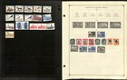 South Africa Stamp Collection On 15 Scott International Pages  1910  1973  bg 