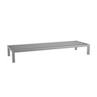 60  X 20  X 8  Kitchen Aluminum Dunnage Rack Commercial Floor Shelf