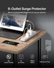 Belkin 6 Outlet Surge Protector Power Strip 8ft Cord 720 Joules Power Strip Whit