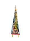 Vintage Santa Claus Land Indiana Pennant Souvenir 25  Some Stains