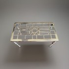 Antique Victorian Brass Fireplace Kettle Trivet  19th Century