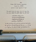 1962 Hermes 3000 Typewriter Cursive Excellent Condition  New Platen 