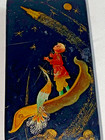 Vintage Fedoskino 1960 s Russian Space Handmade Miniature Palekh Lacquer Box