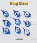 Lot Of  9  Vintage Style Rings   Wax  Patterns For Lost Wax Casting 26-022