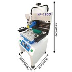 Hp-1200 110v High Accuracy Auto Stencil Printer Pcb Solder Paste Printer Machine