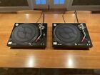 Pair Of Technics Sl-1210 M5g With Ortofon Cartridges  Slipmats And Dust Covers