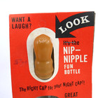 Vintage Gag Gift Baby Nipple Bottle Latex Poppa s Pacifier  Mini Liquor Bottle