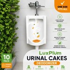 Luxplum Lx-001 Urinal Screens Deodorizer  10 Pack  Orange Scent