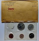 1959 Franklin Us Proof Set  5 Coins With Original Government Envelope