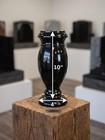 10  Jet Black Granite Cemetery Flower Vase Headstone Gravestone Memorial Decor