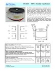 500va 18v 14a   18v 14a  36v Ct Power Transformer Antek  An-5218 