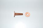 Copper Rivets And Burrs  9 - 3 4  Long  Made In America  Fast Free Shipping