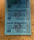 Early Wwi Era Smileage Book United State Military Entertainment Service