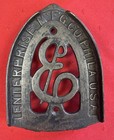 Antique Enterprise Sad Iron   Trivet Base