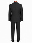 Black Shawl Lapel Tuxedo Package Wool Flat Front Complete Formal Set 42r 35w
