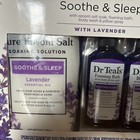 Dr Teal s Pure Epsom Salt Lavender body Lotion wash foaming Bath gift Set 4pc