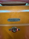 Vintage 1950   s Samsonite Shwayder Bros Leather Luggage Train Case Brown