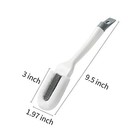 White Multifunctional Long Handle Shoe Brush - Professional Cleaning