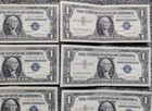 Six Count Lot  1 Silver Certificates 1957 With One Star Note Xf Nice Crisp