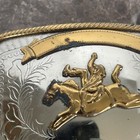 Vibtage Rodeo Horse German Silver Belt Buckle Trophy Sample Cowboy Western