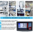3 Axis Dro   3pc Linear Scales Lcd Digital Readout Kit For Bridgeport Mill Lathe