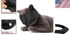 Adjustable Nylon Cat Muzzle - Anti-biting Face Mask For Safe Grooming  black S 