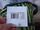 New Perri s Deluxe Tall English Boot Bag 25   Fleece Lined   Lime Green  Zebra