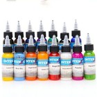 14 Color Intenz Tattoo Ink Set 1oz 30ml Bottles Genuine Inks Permanent Makeup