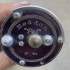 Vintage Heddon Pal P-41 Baitcasting Fishing Reel  Jeweled End-caps  Brass Usa