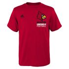Louisville Cardinals Ncaa Adidas Youth Red  shock Worthy  T-shirt
