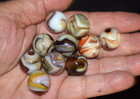          All Top Picks Jabo das Lot Of 10 Mixed Runs Collector Marbles  750  Mint    