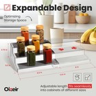 2-pack Expandable 3-tier Spice Rack Organizer For Cabinet  Kitchen   Pantry