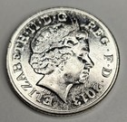 2013 Great Britain 10 Ten Pence - British Nickel Plated Steel World Coin