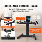 Adjustable Dumbbell Stand Fitness Rack For Home Gym With Media Rack