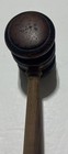Vintage Cherry Wooden Gavel Wood Judge Auctioneer Mallet 10   Meeting Hammer