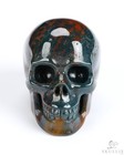 2 0  Bloodstone Hand Carved Crystal Skull  Realistic  Crystal Healing