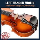 Cecilio 4 4 Left-handed Violin Nickel