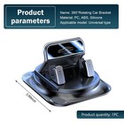 Opuweiy 360 Degree Phone Holder Rotating Car  Dashboard Cell Phone Holder  Non-s