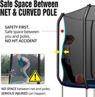 10 Ft Trampoline For Kids  Outdoor Trampoline With Safe Enclosure Net And Waterp