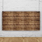 20x10ft Grunge Wood Vintage Worn Seamless Backdrop - Brown Wooden Board Photo   