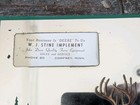 John Deere Jw Stine Implement Advertising Mirror Comfrey Minnesota