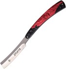 Dark Side Grim Reaper Straight Razor Knife Death Skull