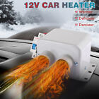 600w 12v Car Heater Defroster Demister Heating Fan Plug In Cigarette Lighter Usa