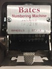 Vintage Bates Multiple Movement Numbering Machine Stamp 8 Wheels Style A