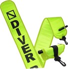 Lightweight 4ft Surface Marker Buoy - Perfect For Diving Safety   Signaling