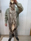 Big And Black Raccoon Pelt  Heavy Tanned Fur  48  Tip To Tip  Bushy Tail Bnbrc